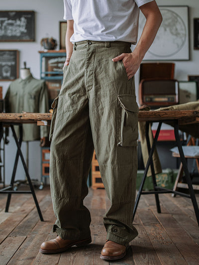 Ibrahim – Armee Hose M-47 Aus Fischgräten Twill