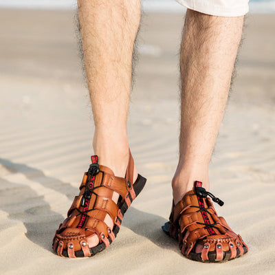 Zues - Robuste Herren-Outdoor-Sandalen, stilvoll