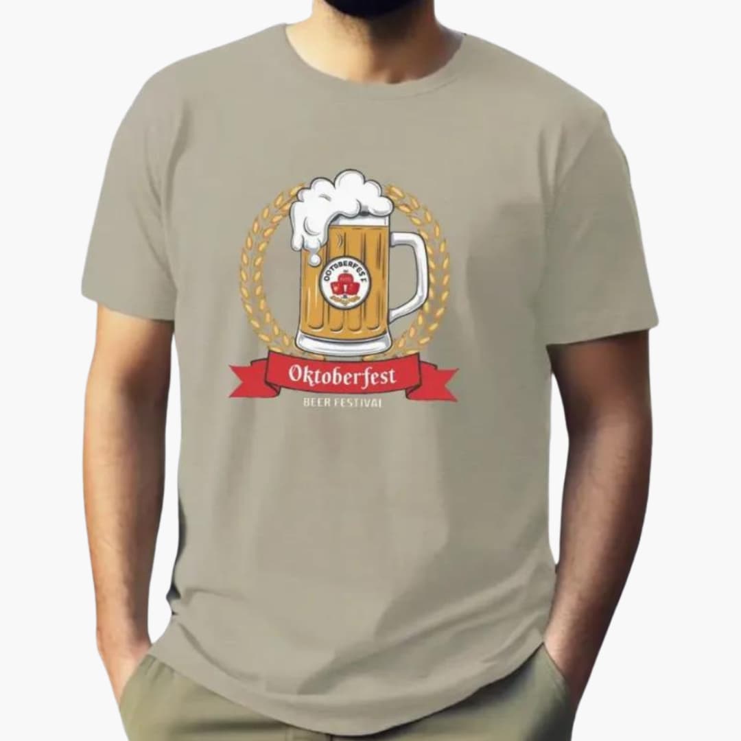 Oktoberfest 2025 Motiv T-Shirt für Herren