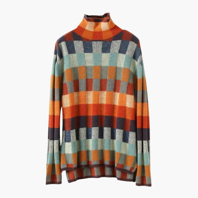 Strick Rollkragenpullover für Damen