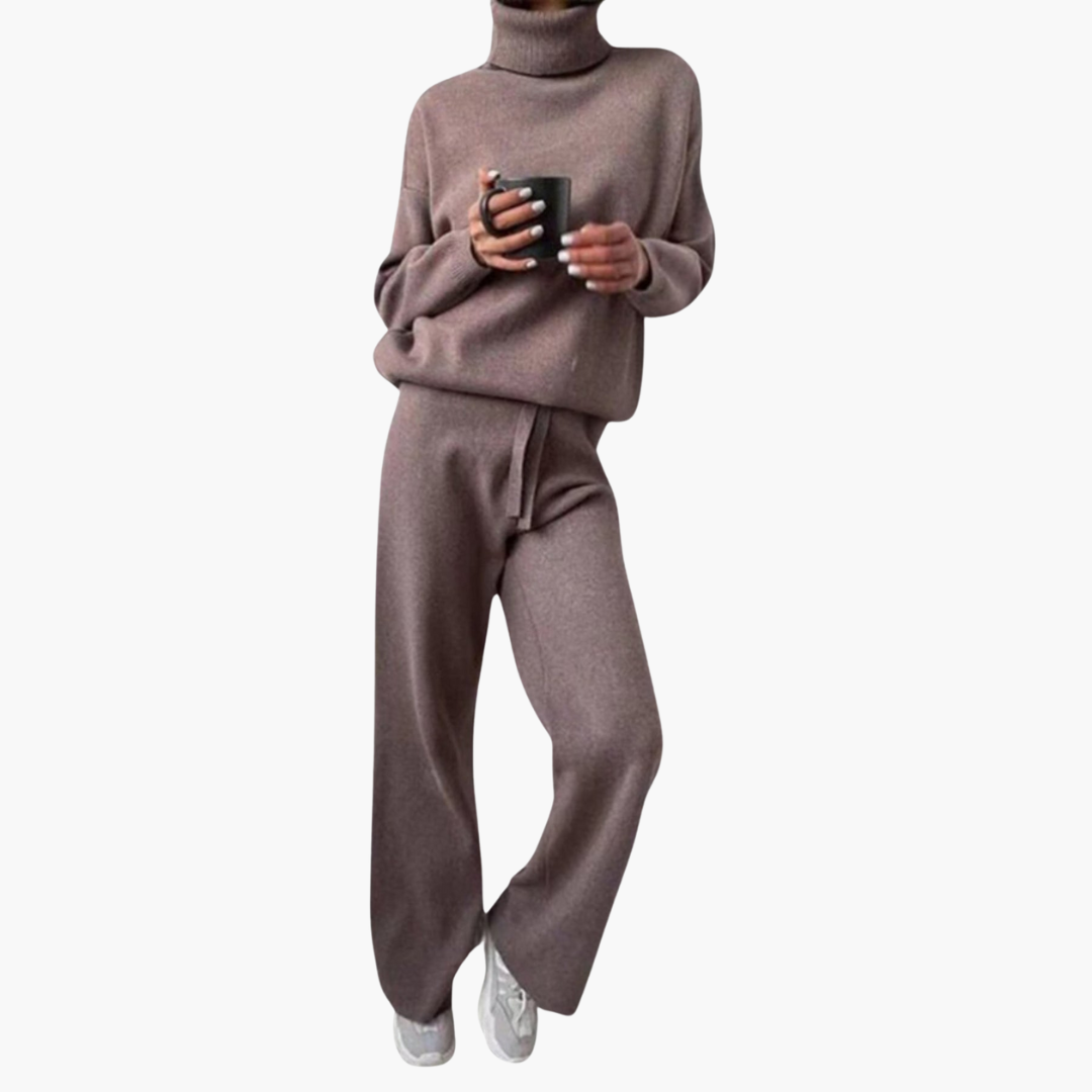 Ella | Luxuriöses Rollkragen-Koordinations set