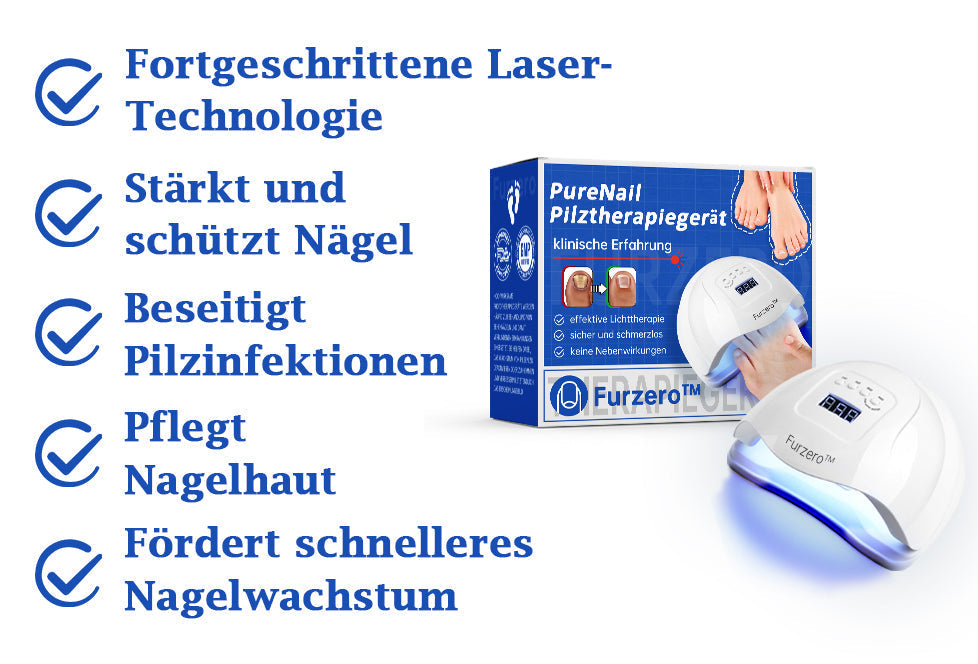 PureNail™ | Lasertherapiegerät gegen Nagelpilz