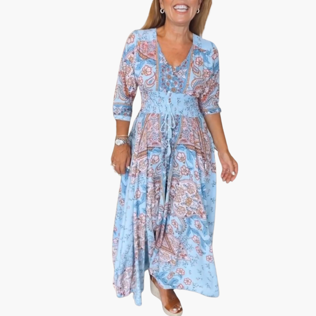 Andrea | Bohemian Flow Maxikleid