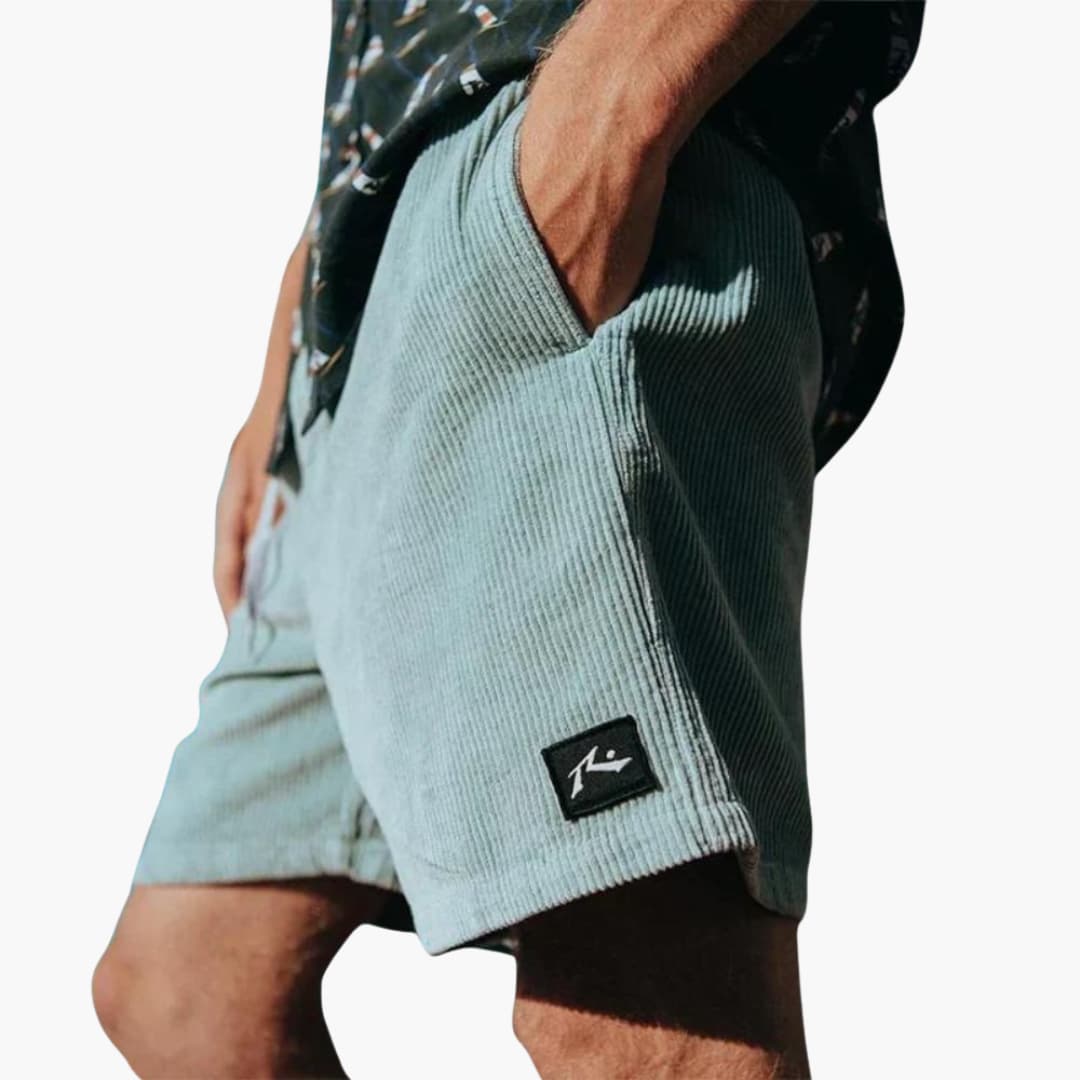 Herren Sommer Shorts mit Seitentaschen und elastischem Bund