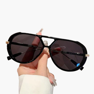 Damen Sonnenbrille mit UV400 Schutz und zweifarbigem Rahmen