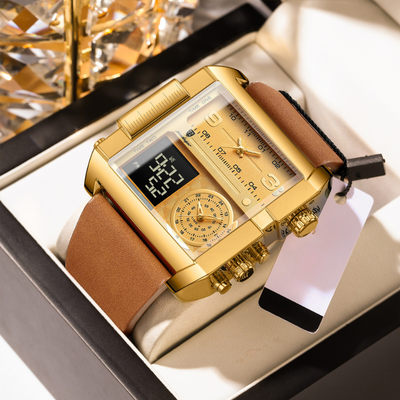 Luxuriöse Wasserdichte Digitale Armbanduhr