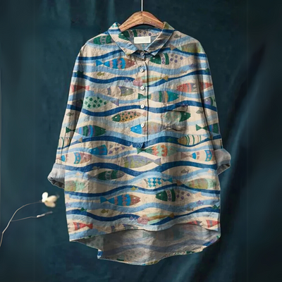 Darcy™ - Fisch Kunst Shirt