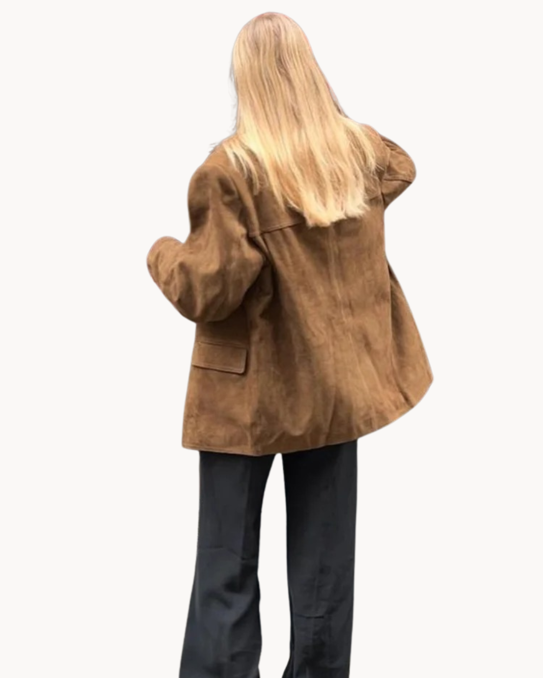 Lily | Luxuriöser Camel Wildleder Damen Blazer
