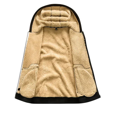 Arie – Herren Winterjacke mit Kapuze und Fleece