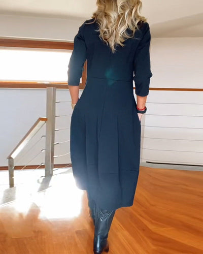 Sophia™ - Elegantes Kleid mit handgefertigten Details