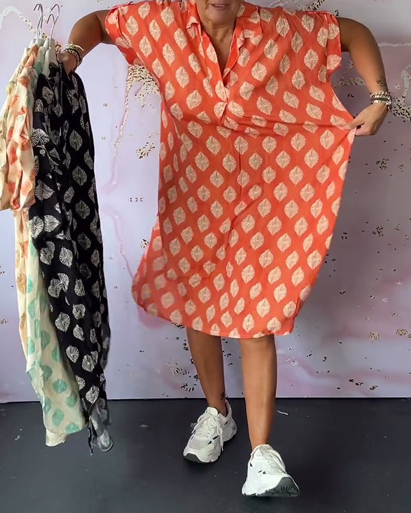 Thora – Kleid mit mühelosem Stil und V-Ausschnitt