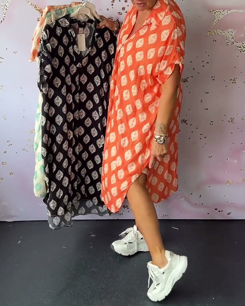 Thora – Kleid mit mühelosem Stil und V-Ausschnitt