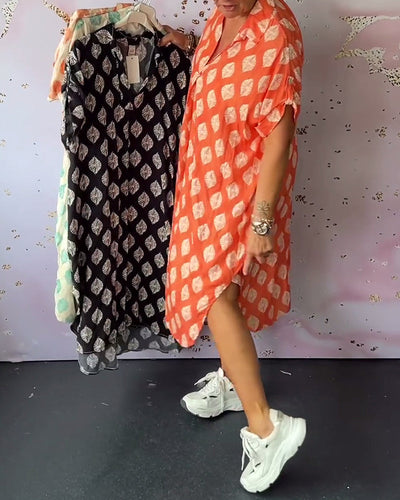 Thora – Kleid mit mühelosem Stil und V-Ausschnitt