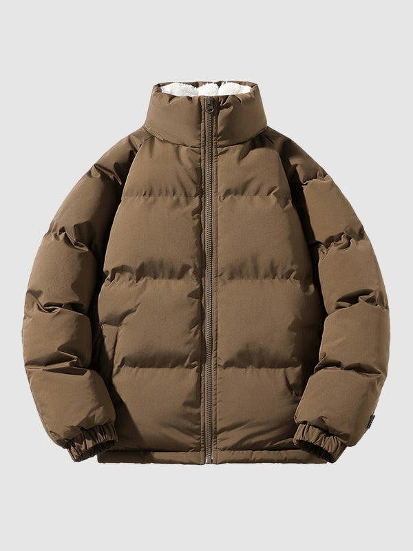 Steppjacke mit Reißverschluss | Teddy-Innenfutter | Wärmender Komfort