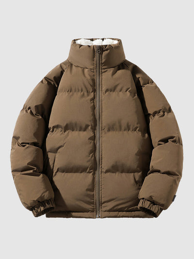 Steppjacke mit Reißverschluss | Teddy-Innenfutter | Wärmender Komfort