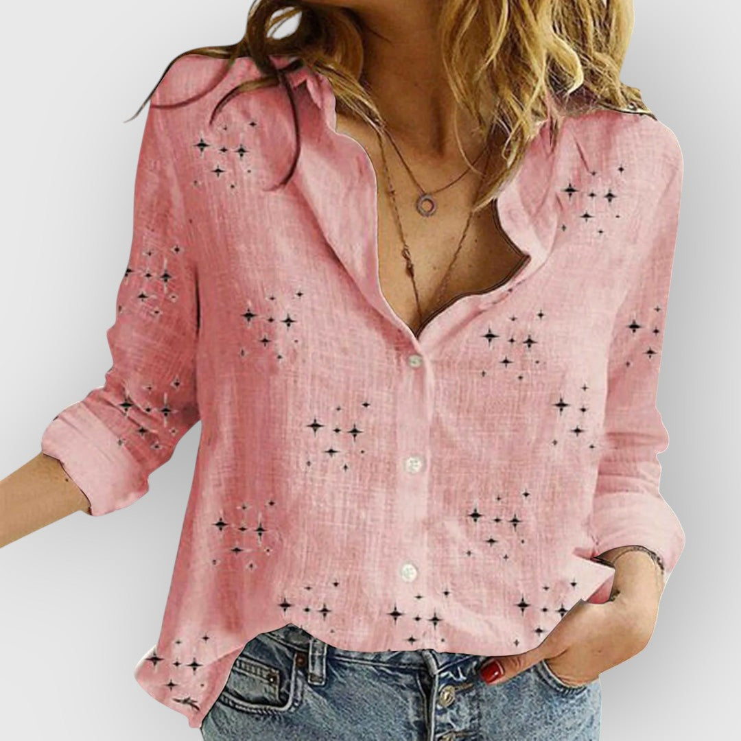 Nicoletta | Bluse mit Sternen-Details
