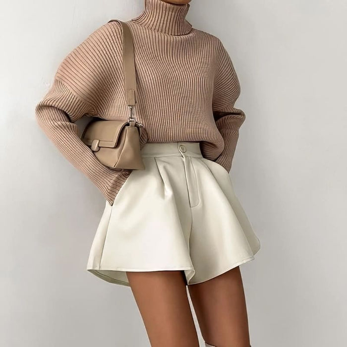 Eleganter Ausgestellter Kurze Hosen