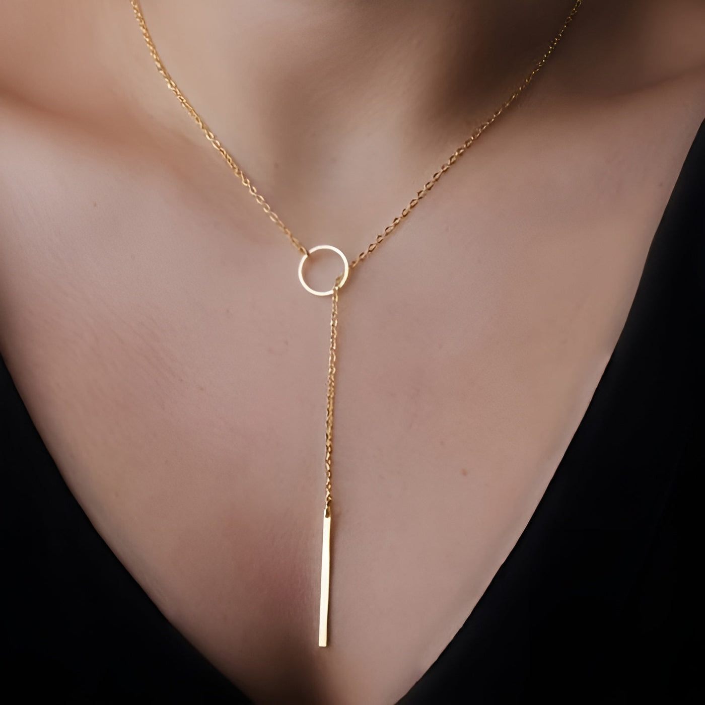 Milica – Minimalistische Kette Mit Kreisen