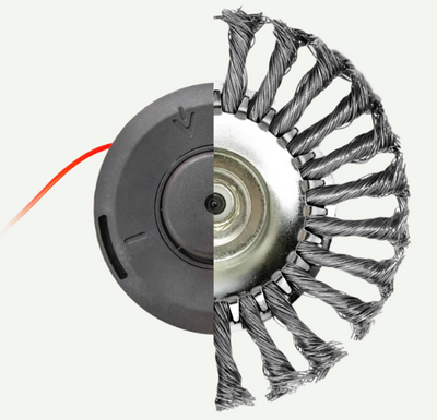 TrimmerBoss™ – Robuste Metall-Schneidkopf für Rasentrimmer