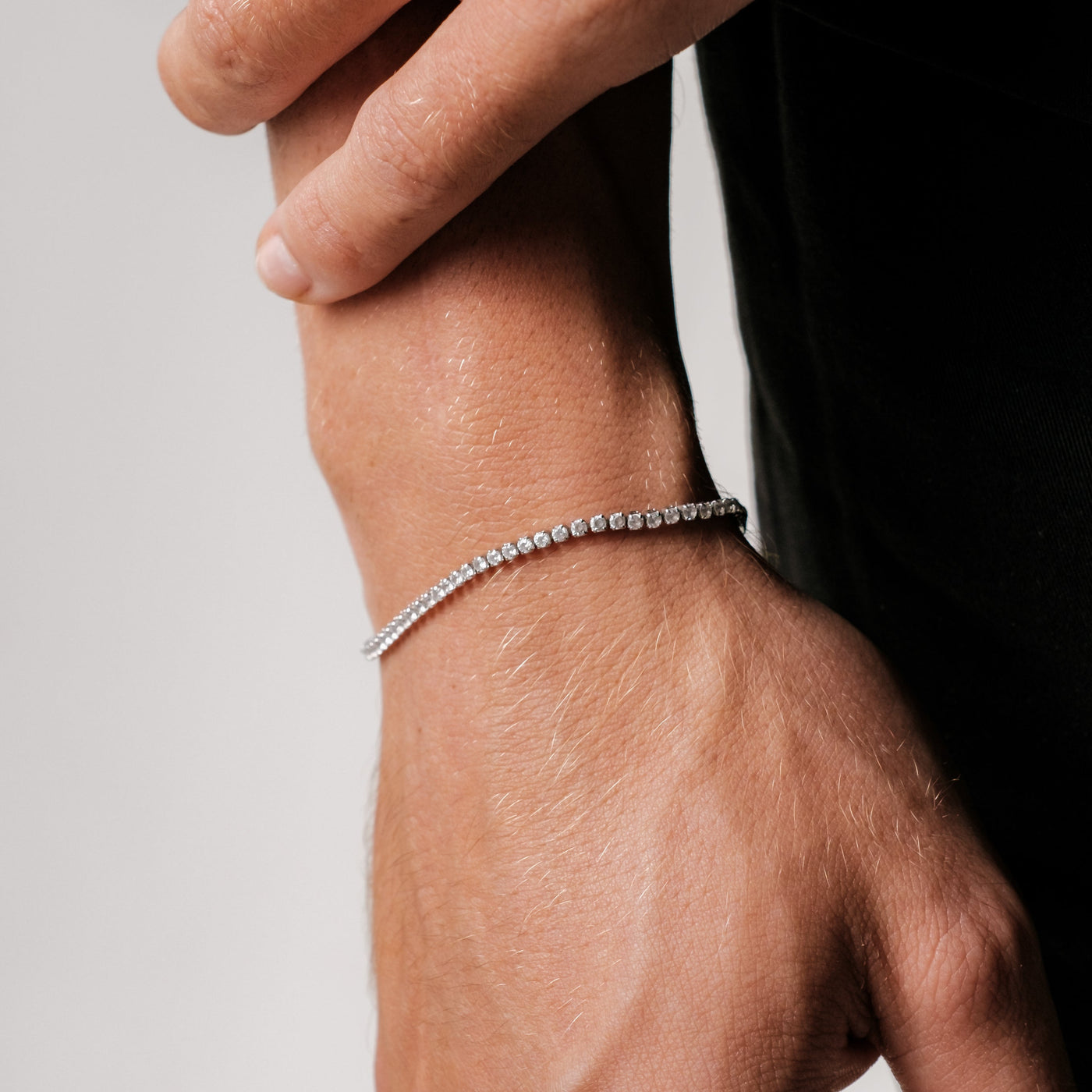 Tennis Armband 2MM (Silber)