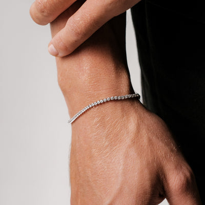 Tennis Armband 2MM (Silber)