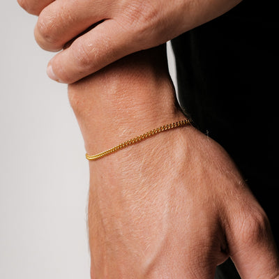 Cuban Armband 2MM (Gold)