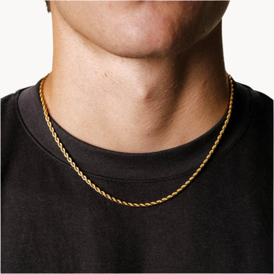Kordelkette 3MM (Gold)
