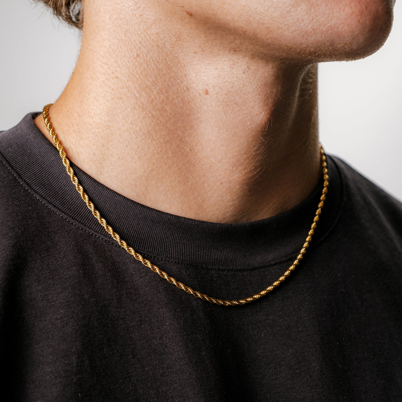 Kordelkette 3MM (Gold)