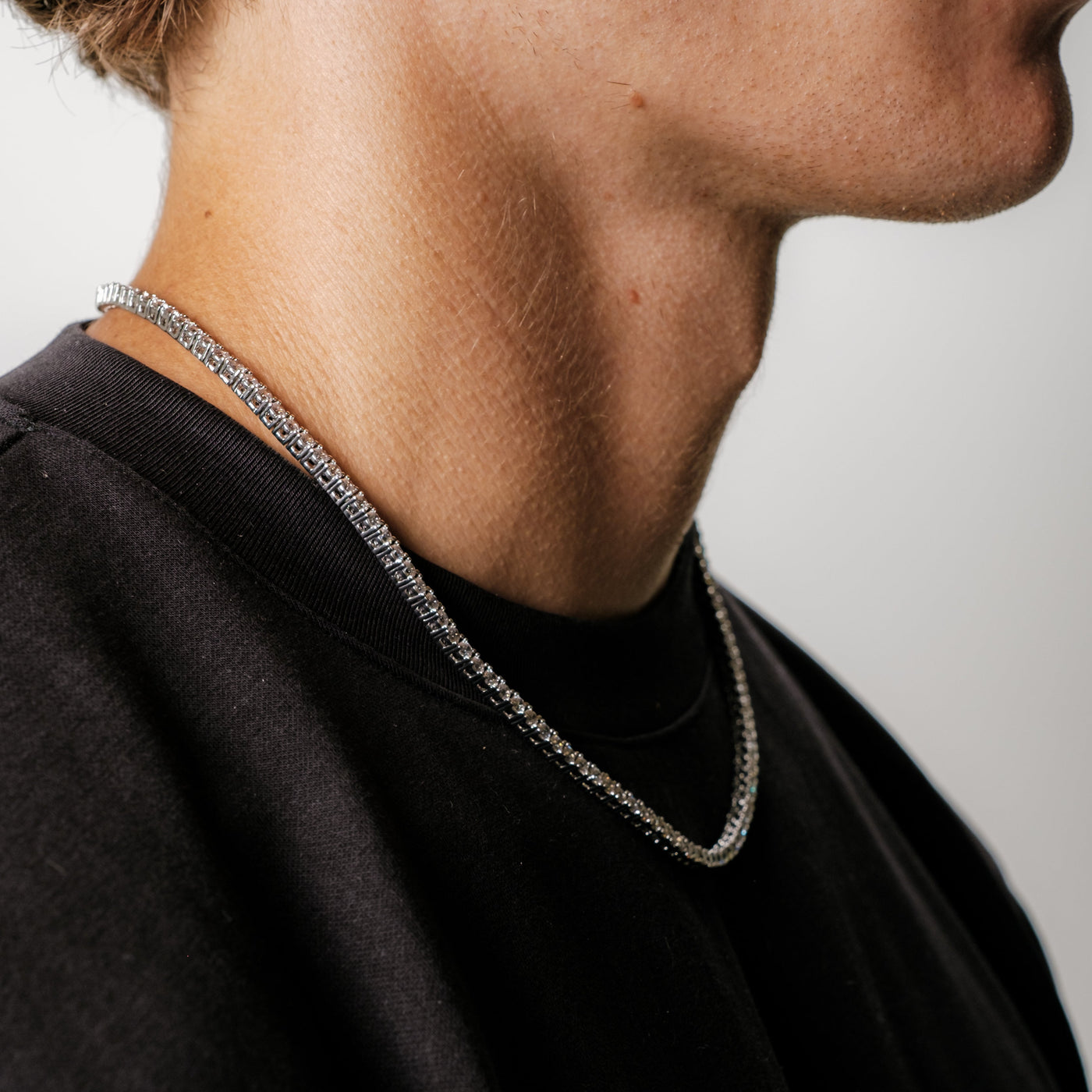 Tenniskette 3MM (Silber)