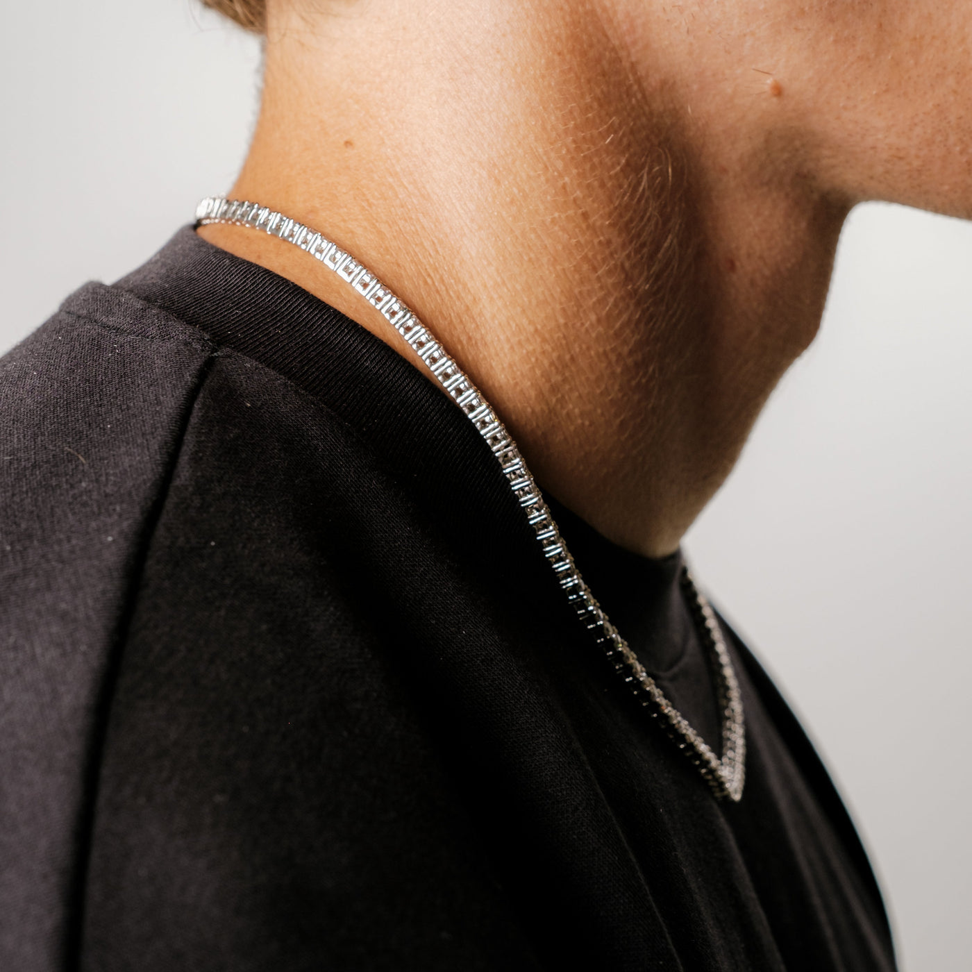 Tenniskette 3MM (Silber)