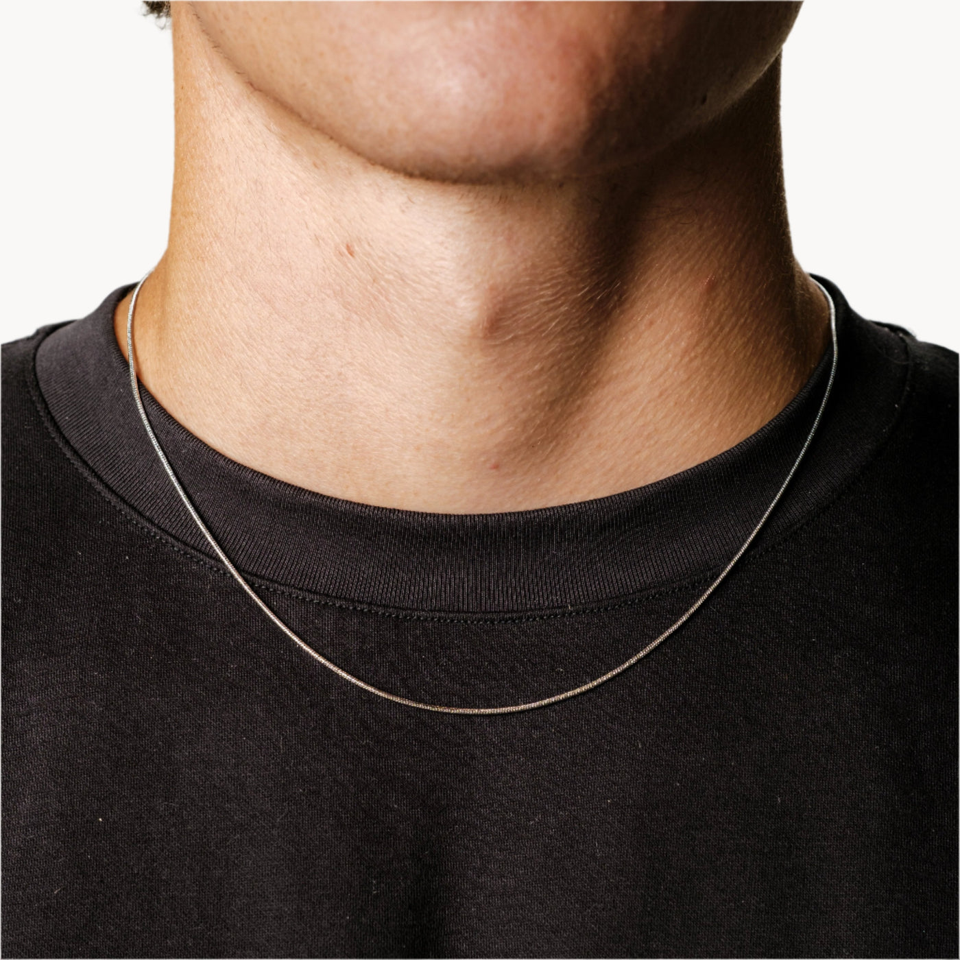 Quadrat Kette 1.4MM (Silber)