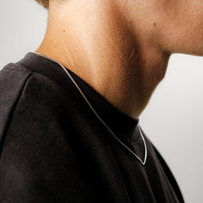 Quadrat Kette 1.4MM (Silber)