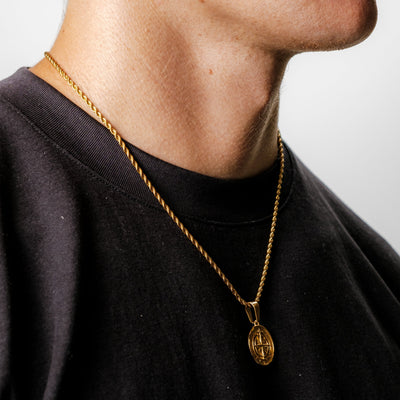 Kompass Anhänger (Gold)