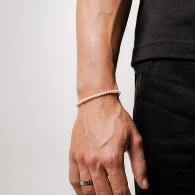 Perlen Armband 4MM (Gold)