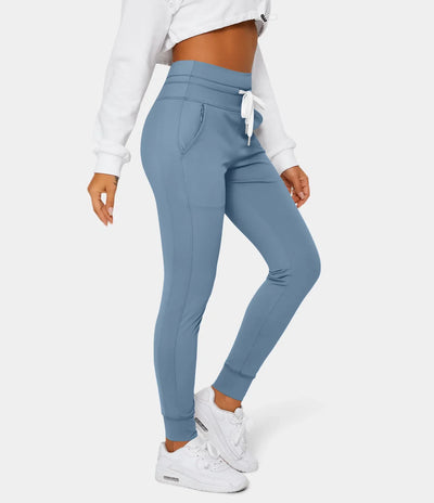 Yogahose | Mit Seitentasche und Kordelzug