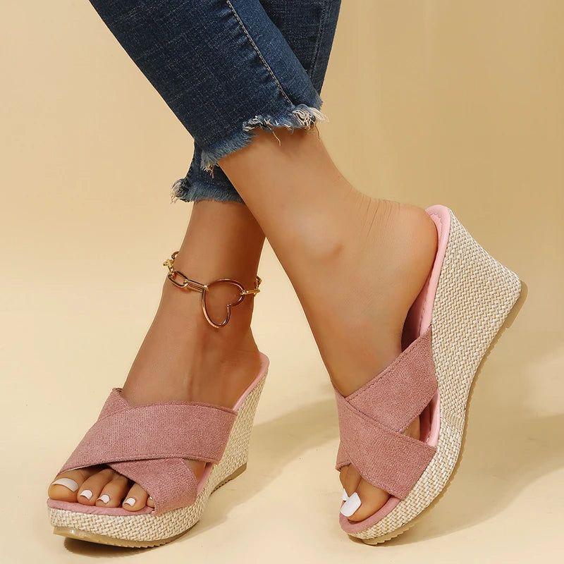 Almina ™- Komfort Wedge Sandalen