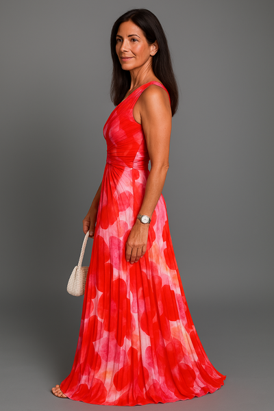 Rihanna™ - Ein-Schulter-Sommer-Glanz-Kleid