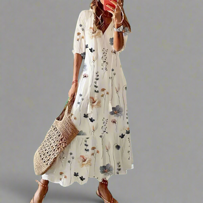 Cyratrud | Luftiges Maxikleid mit moderner Eleganz