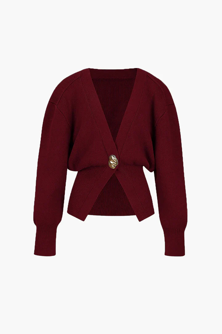 Marylynn Strickjacke mit Knopfleiste
