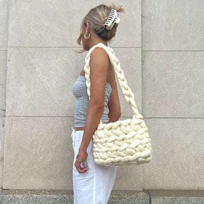 KnitCarry™ | Chunky Knit Tote