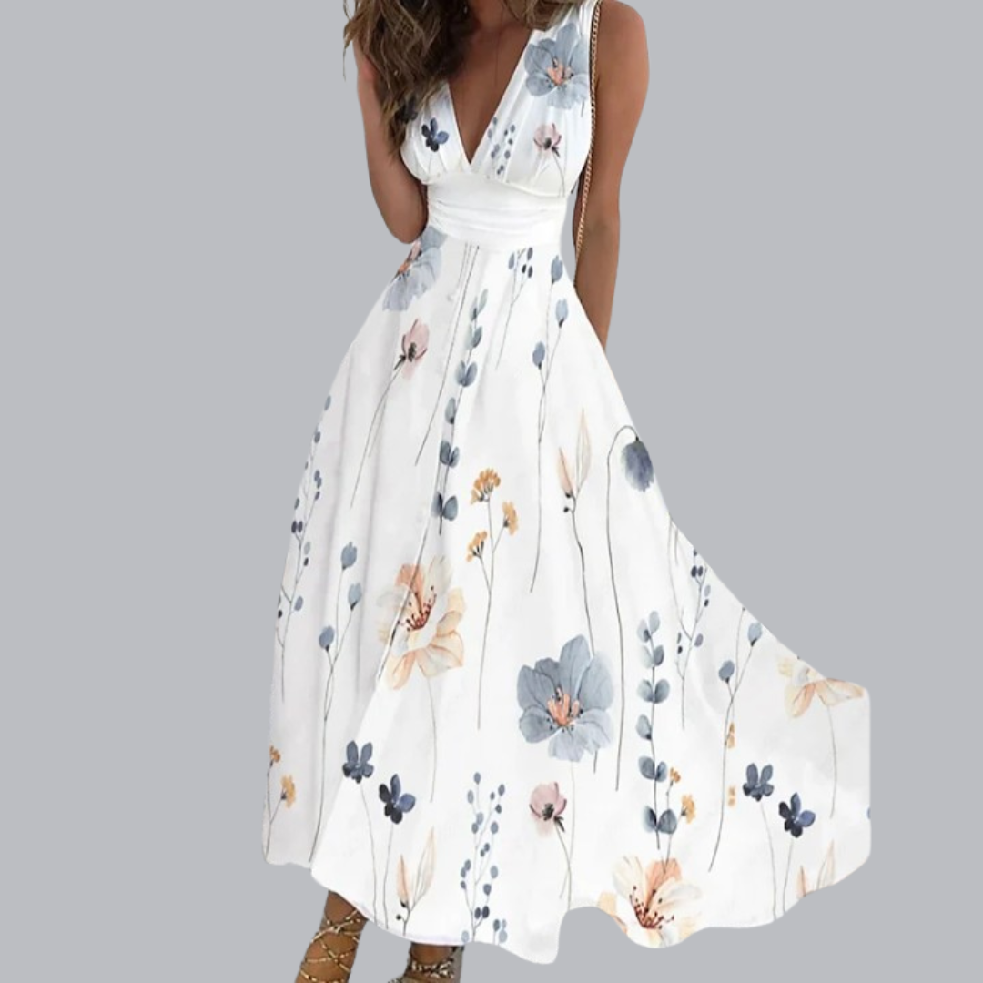 Cornelia™ | Elegantes Maxikleid mit schmeichelnder Passform