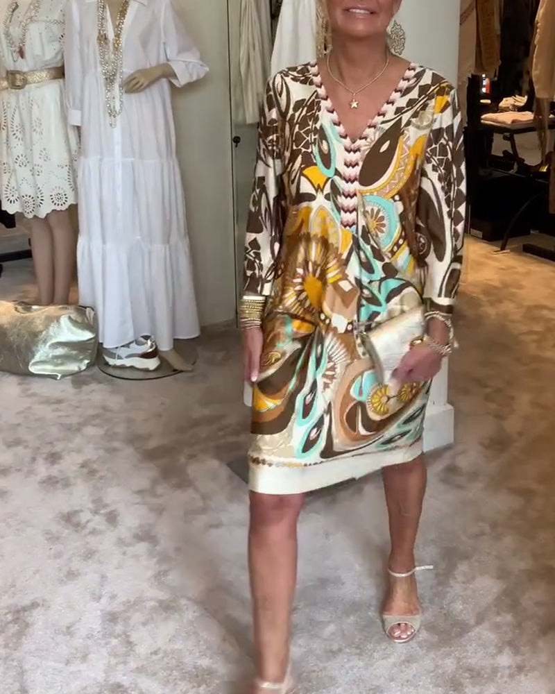 Mariane™ - Vintage Druckkleid