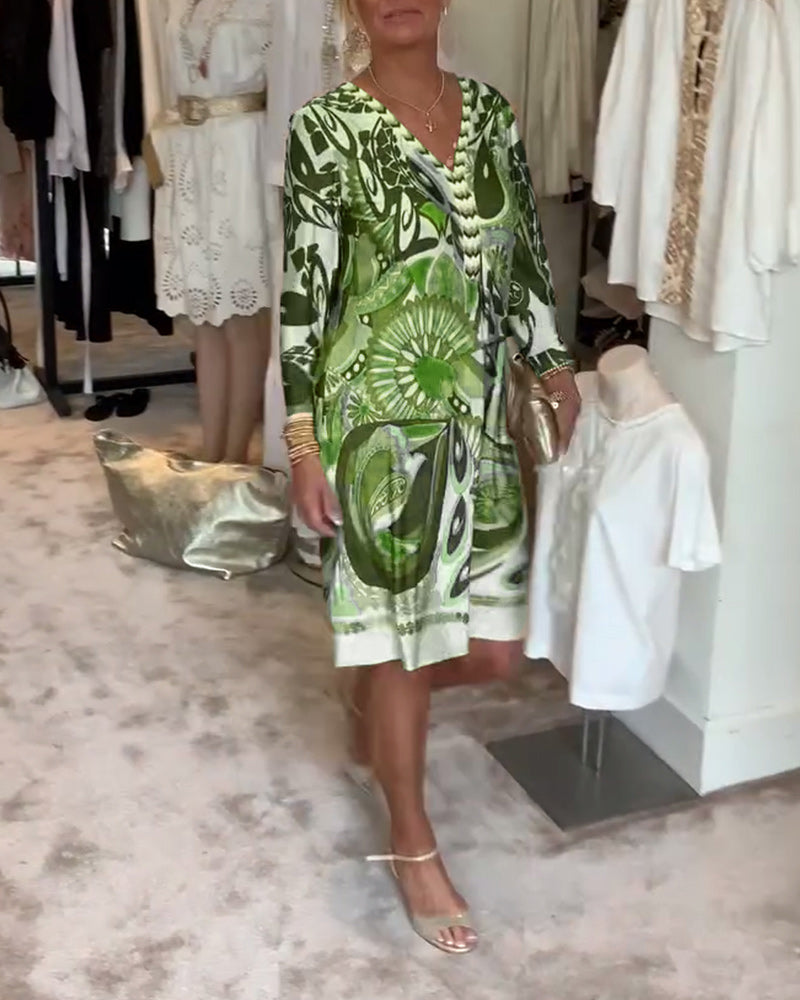 Mariane™ - Vintage Druckkleid