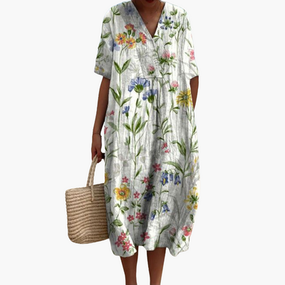 Susanne | Buntes Blumenkleid