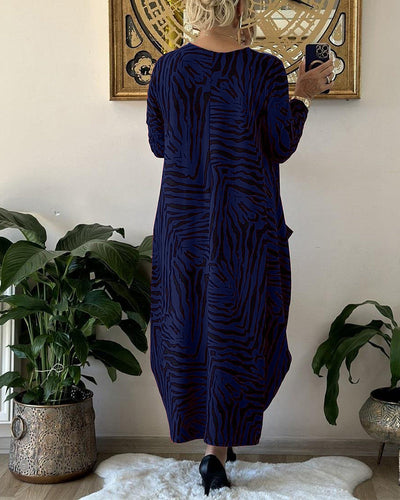 Issabella - Trendiges Bedrucktes Freizeitkleid