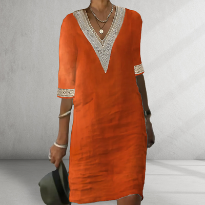 Novirea™ | Sommerkleid aus Baumwolle und Leinen