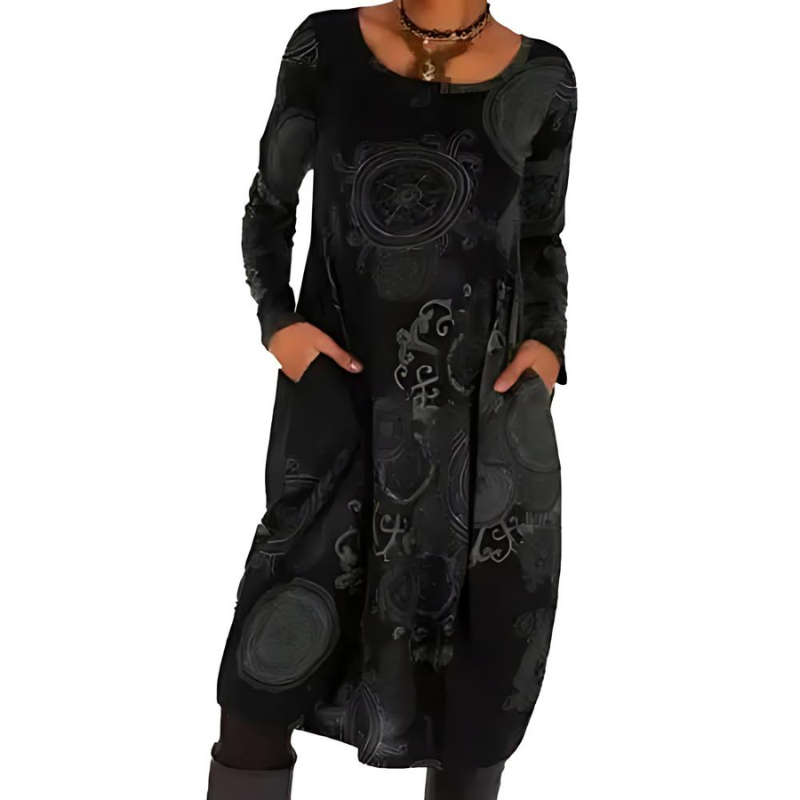 Zita – Elegantes Kleid mit Print