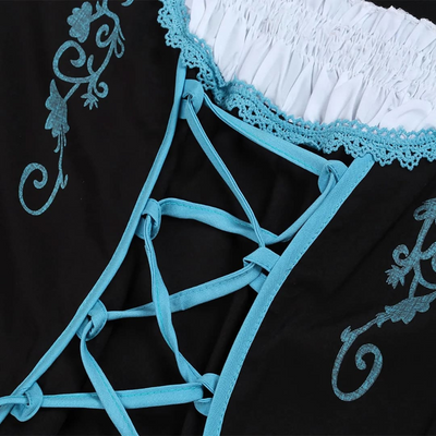 Traditionelles Dirndl mit Schürze für Damen - Oktoberfest 2025