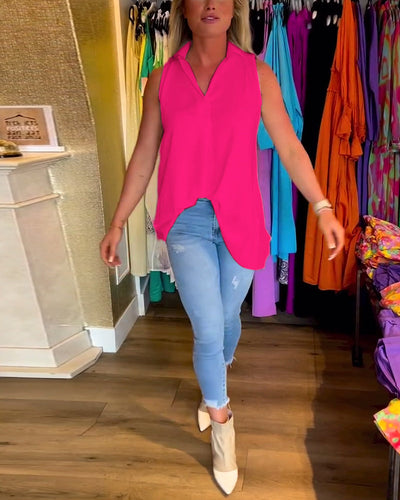 Fashionmoment® Rüschen-Top mit Revers – Trendiger Style für jeden Anlass