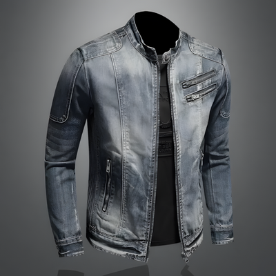 Cédric | Klassischer Biker-Stil mit zeitloser Eleganz Herrenjacke